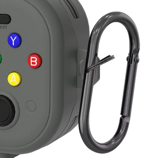 Earphone Case for Galaxy Buds 4 Pro Earbud Protective Carrying Case Funny Game Console Design Hard Shell Cover with Keychain for Boys Men