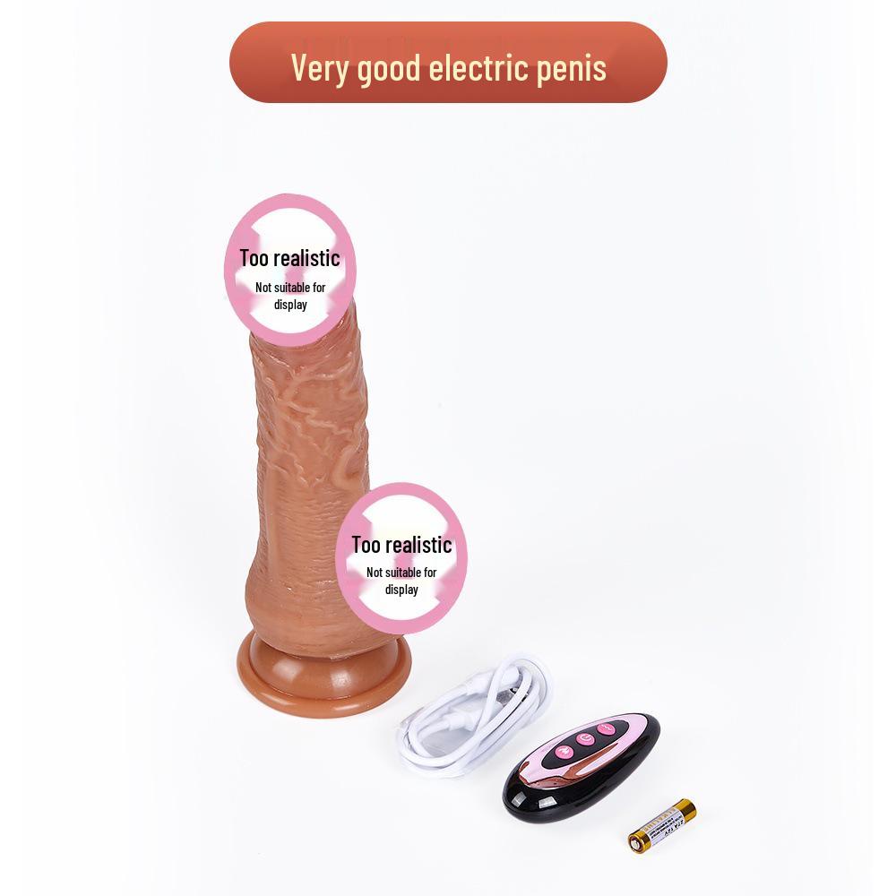 Realistische Vloeibare Siliconen Dildo - Elektrische Vrouwen Masturbator, Zacht Vlees