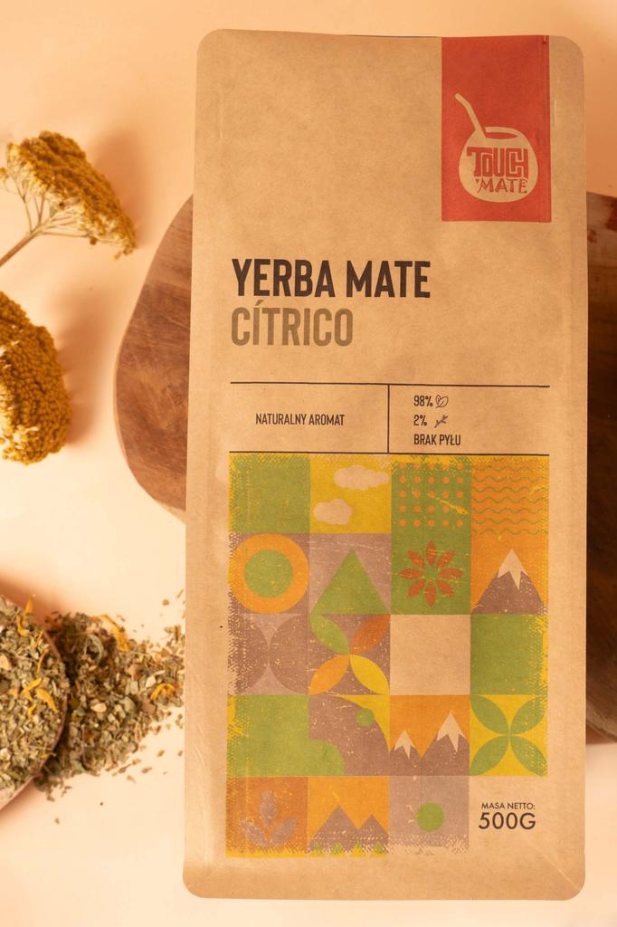 Yerba Mate Green Touch Mate Citrico Limon 500 G Cytryna Imbir Werbena