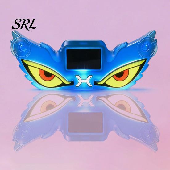 Vibration Sensor Window Light Demon Eye Car with Suction Cup, Solar Rechargeable Devil Easy Install Warning Lamp, LED Windshield Lamp for Auto, SUVs,