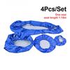 High-Quality Dental Chair Covers Made of PU Leather (Realistic Finish) - 4-Piece Dust-Proof Seat Protector Set - Dental Supplies