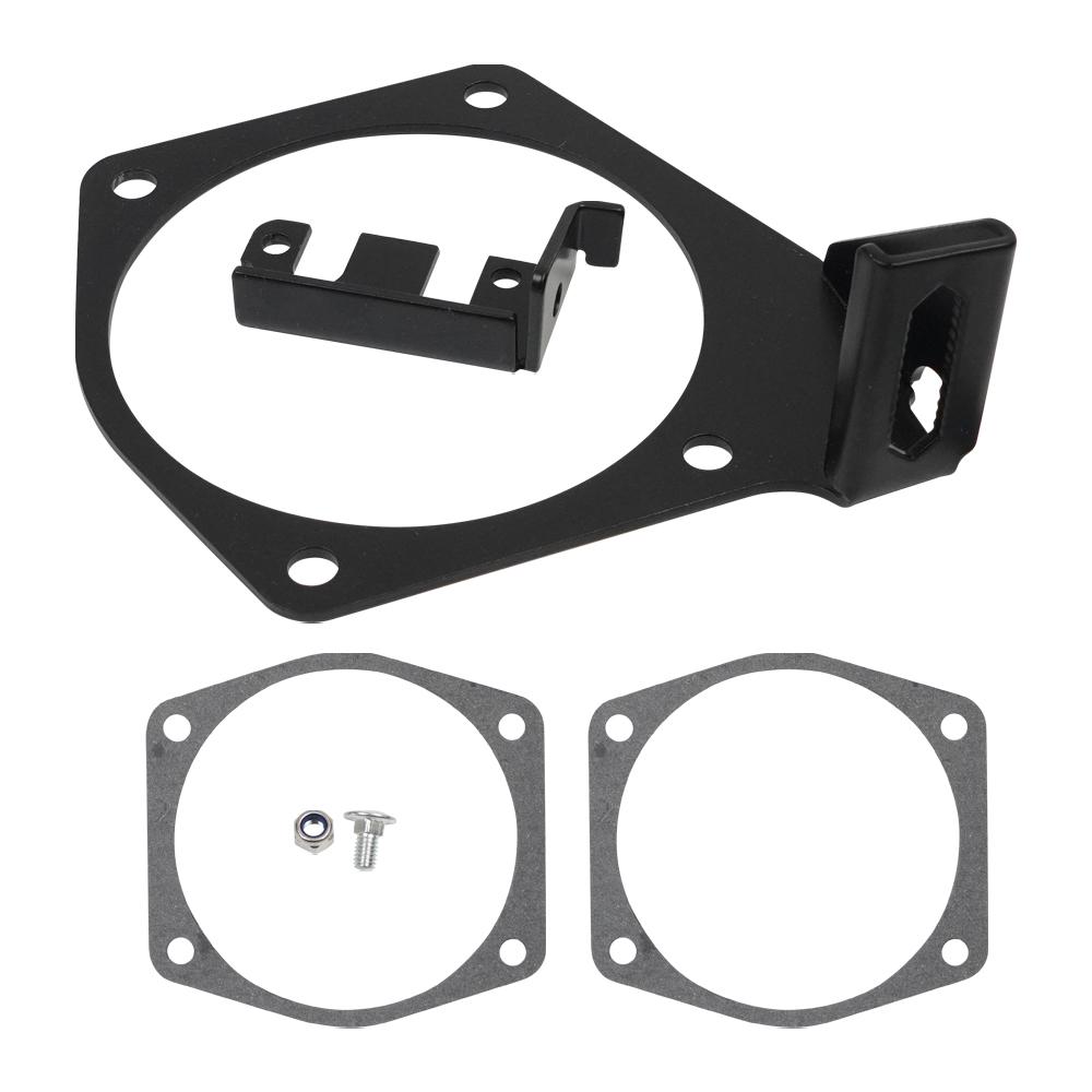 4-Bolt Throttle Cable Bracket Fit for LS LS2 LS3 LS6 LS7 Engines Intakes 92MM-102MM 81012 81042 чёрный