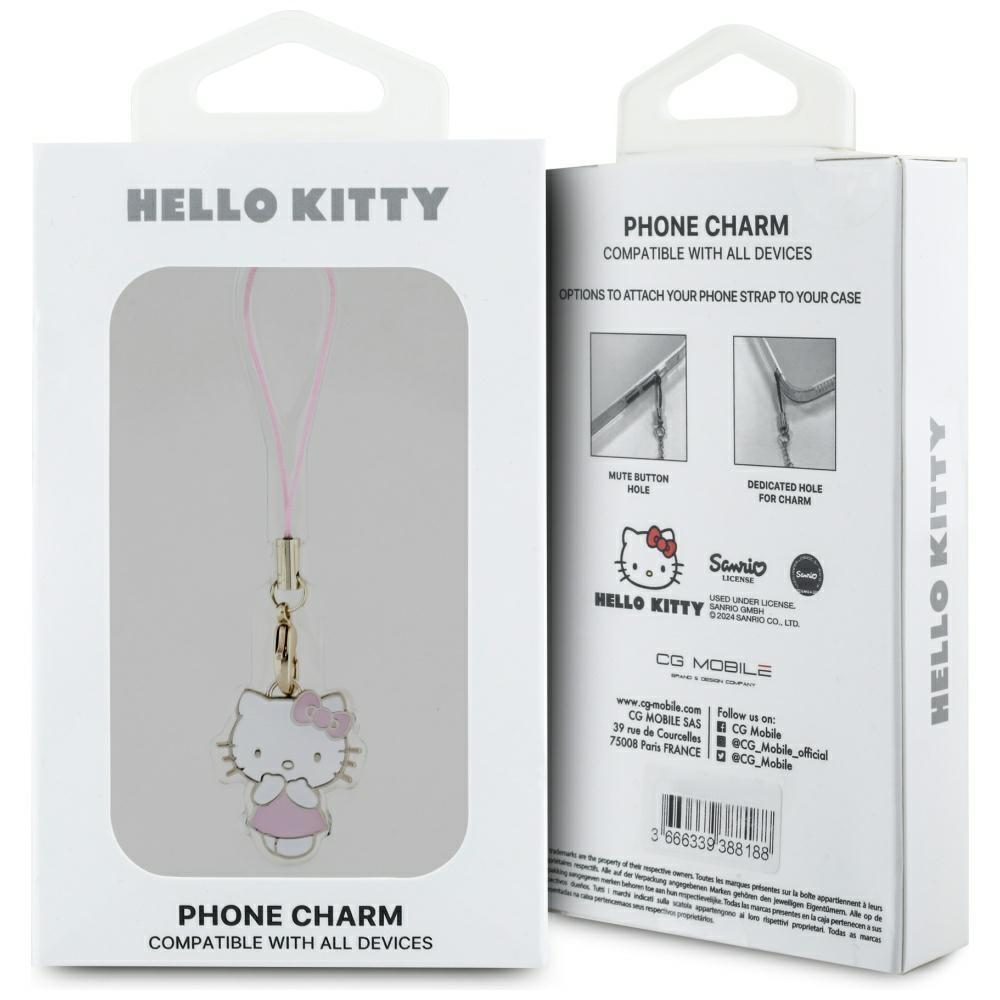 Hello Kitty Pink Phone Charm Cute Kitty