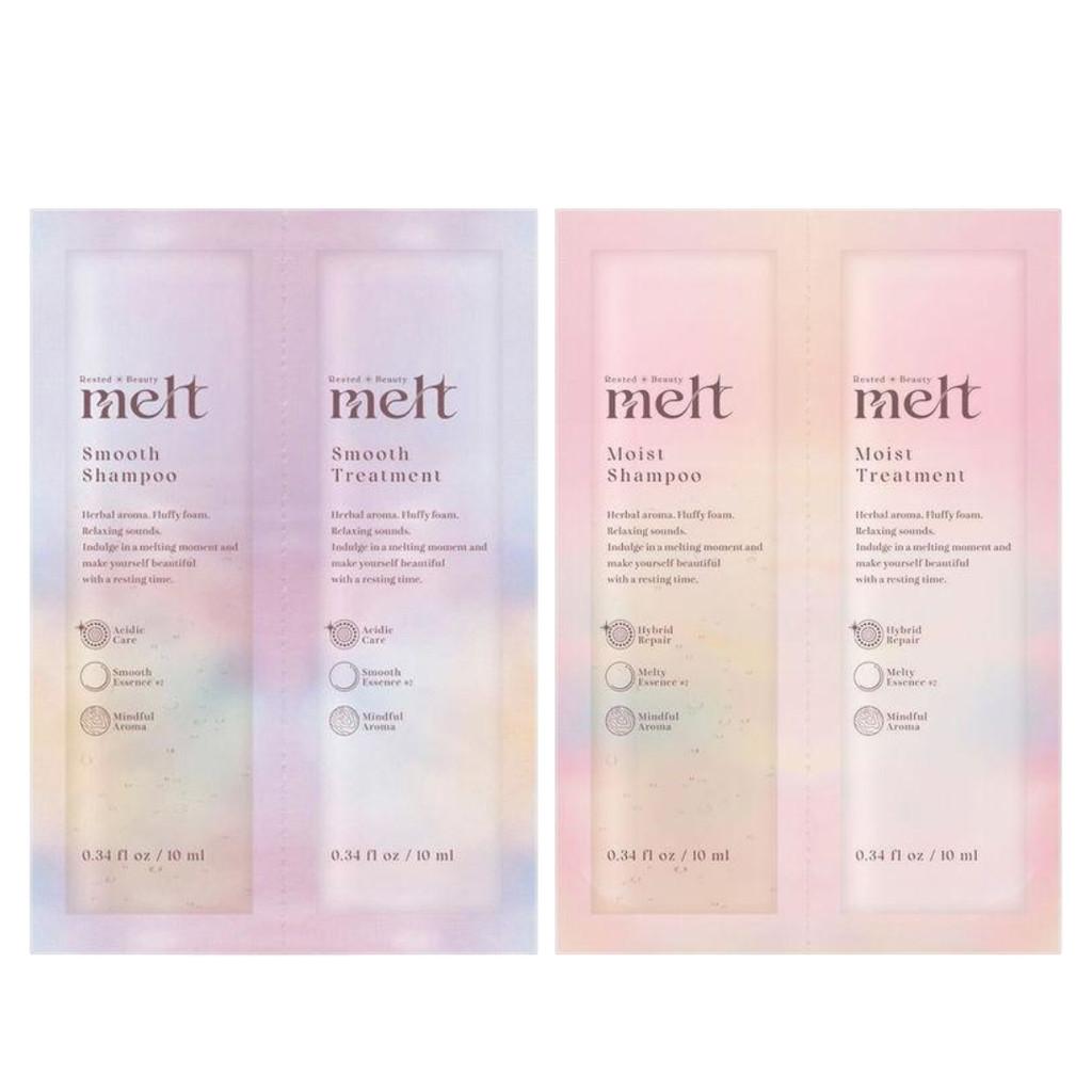 Kao melt Shampoo and Treatment  Smooth  Moist 20ml