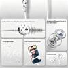 Ins Trendy Star Polka Dot Wired Earphones Semi In-Ear Type C Headphones for Phone Daily Entertainment & Calls