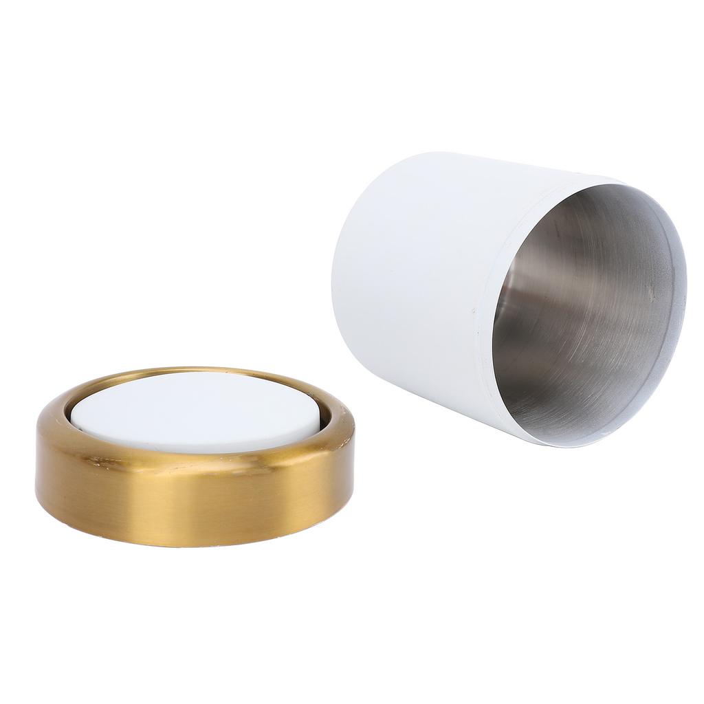 Desktop Trash Can Stainless Steel Stylish Desktop Waste Basket Small Garbage Can with Lid for