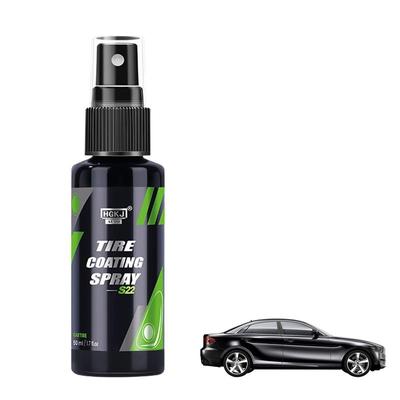 Spray abrillantador de neumáticos Suministros para el cuidado del automóvil Protege contra el agrietamiento y la decoloración Funciona en caucho PP y vinilo Accesorios de limpieza