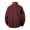 Mens Fleece Jacket Color Block Warm Winter Outerwear Loose Fit Stand Collar Multi Pocket Casual Coat