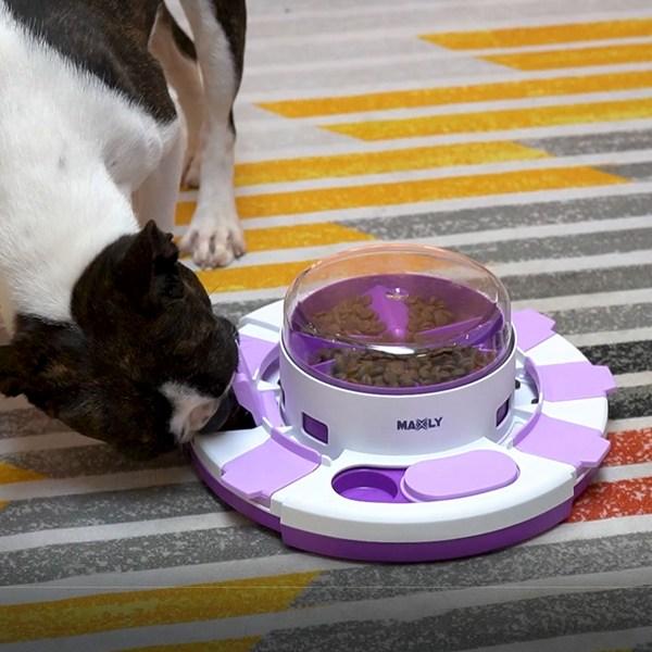 Maxley Puppy Nose Work Intelligence Development Food Puzzle Toy, Violet