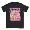 Nicki Minaj Queen of Rap T Shirts Rapper Singer Music Pure Cotton Clothes Funny Short Sleeve Round Neck Tees Printed TShirt
