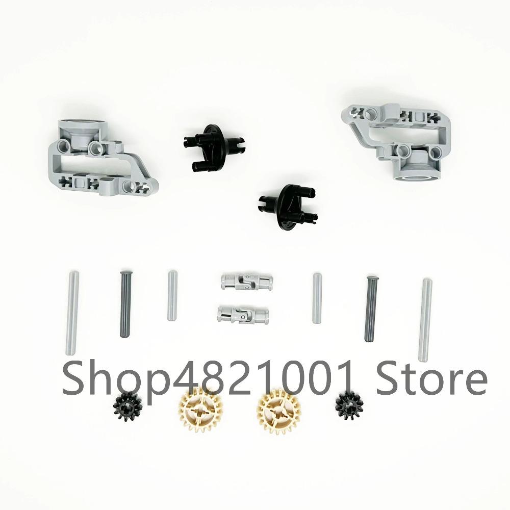 High-Tech Technical Parts Pin Beam Liftarm Axle Connector Panel Gear Car Motorcycle Building Blocks Bricks Technology Set Toys