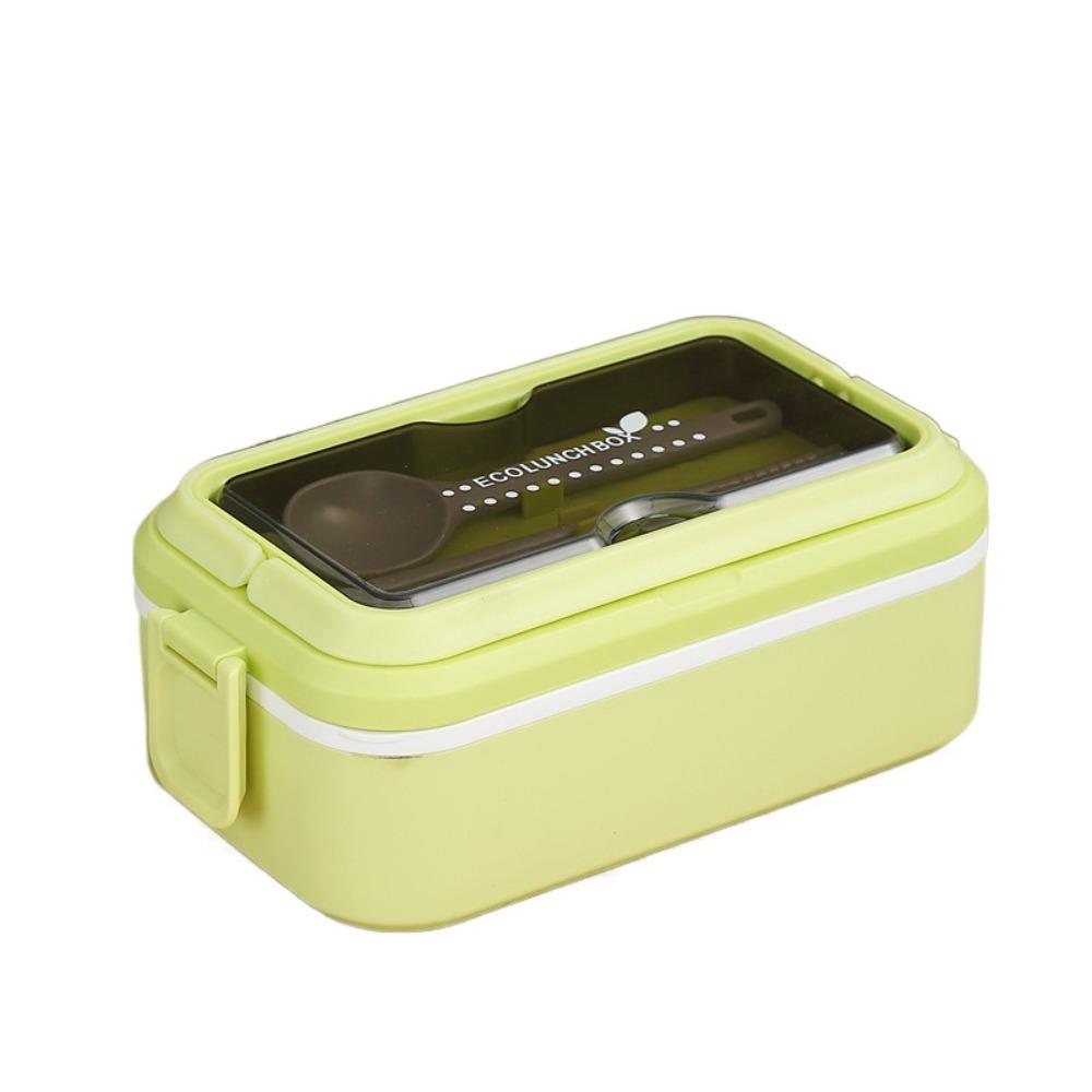 Multi-Layer Food Storage Container Foldable Handle Food Boxes 304 Stainless Steel Lunch Box  Worker