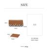 Daks Brown Check Dd Logo Long Wallet Dcwa6e421w2
