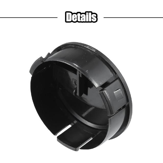 ACROPIX 71mm 69mm Round Black AC Air Condition Vent Outlet Universal for RV Bus Boat Yacht Caravan - Pack of 1