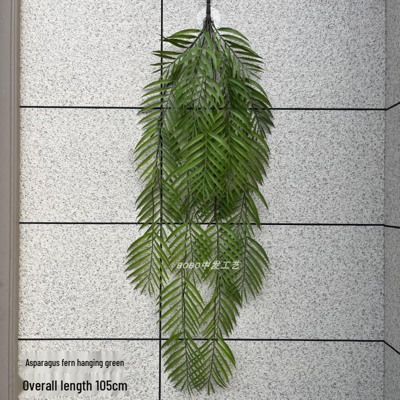 Artificial Spider Plant & Fern Hanging Decor - Trailing Green Vines for Wall & Ceiling