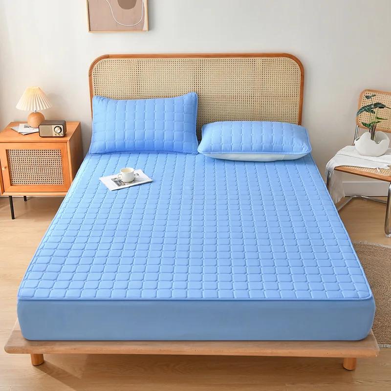 1pc Soft and Breathable Class A Maternal and Child Grade Thick Mattress Cover,100% Waterproof Mattress Protector (No Pillowcase)