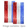 USA 250th Anniversary Party Supplies Set: Festival Decorations, Paper Plates, and Tablecloth.