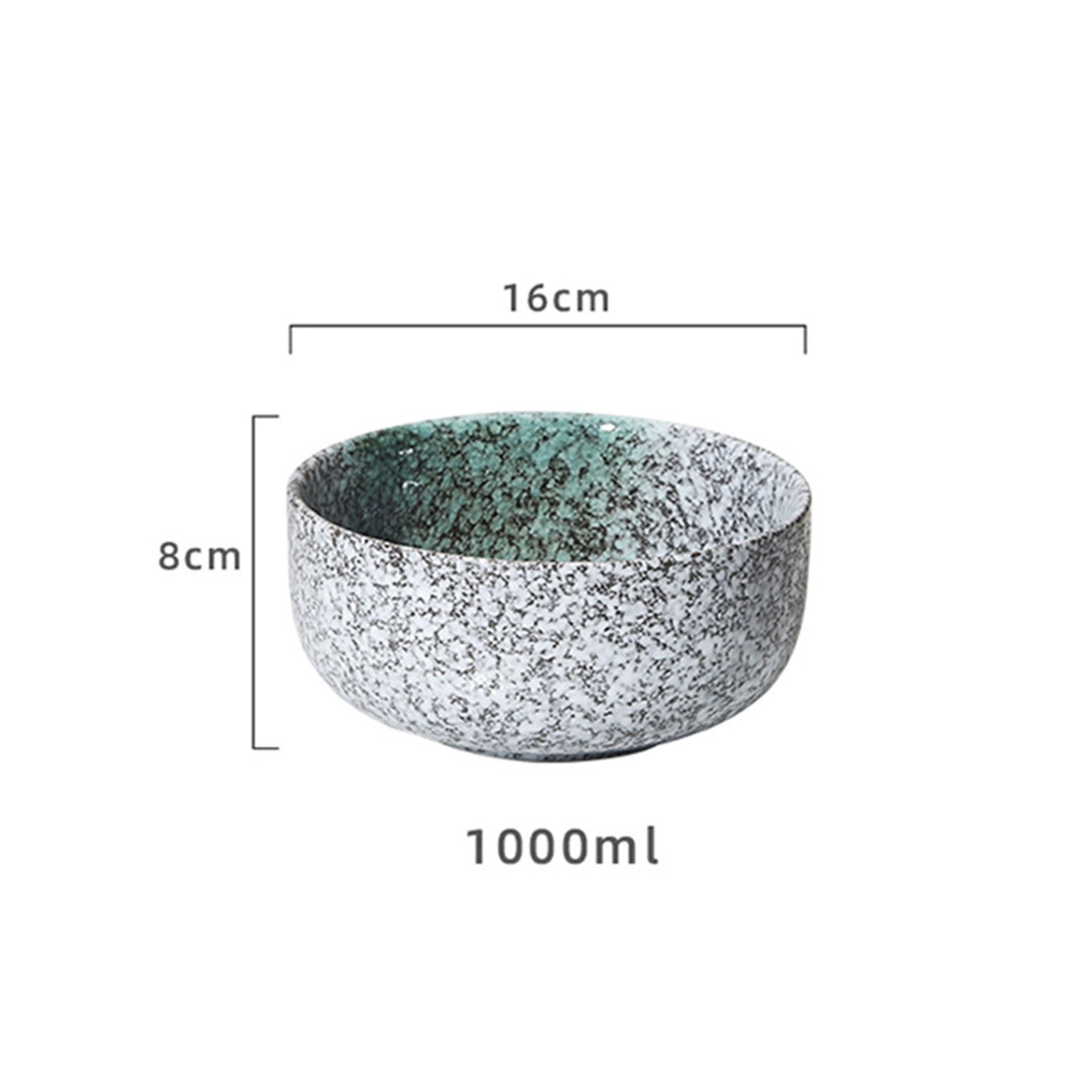 

Japanese Ceramic Ramen Bowl, 1000ml Large Soup Bowls for Noodle Udon Pho Salad, Microwave and Dishwasher Safe, Vintage Bowl for Kitchen and Restaurant