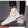 2023 New Men's Fashion Casual Leather Shoes Non-slip Wear-resistant Sports Shoes Comfortable Flat Slip-on Casual Shoes Shoes Men