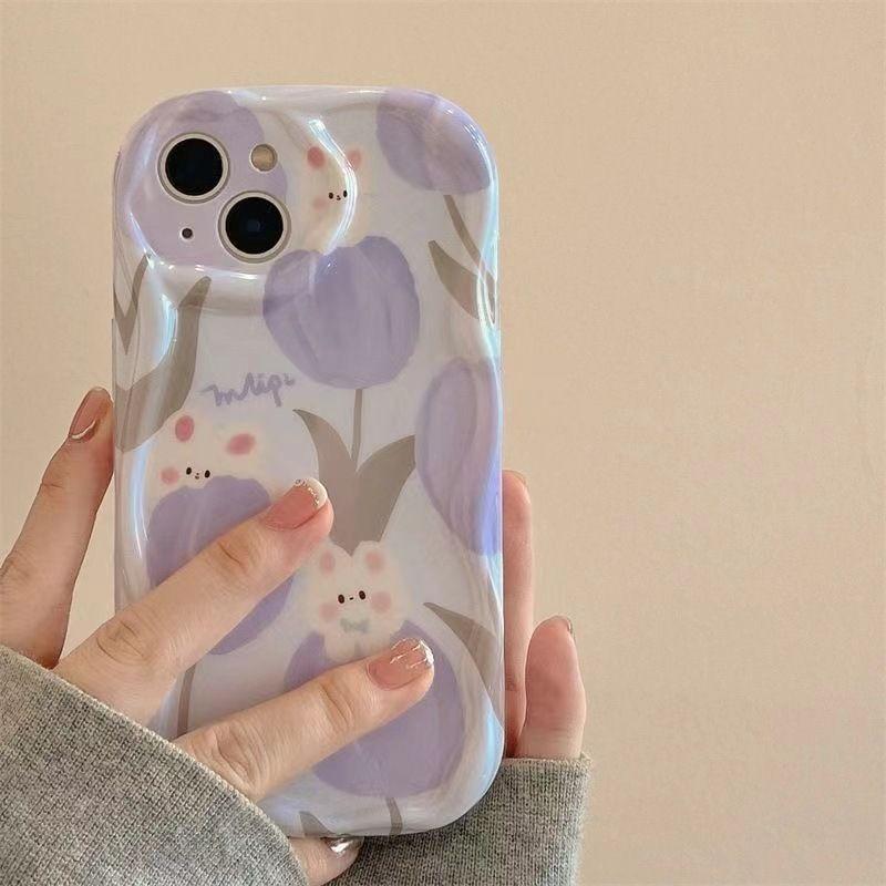 

Fresh Little Flower Wavy Phone Case For iPhone 17 Air 16 15 14 Plus 13 12 Mini 11 Pro Max X XR XS 16E Soft Protection Back Cover iPhone 13