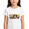 Mafalda Print Kids T-shirt Cotton Cartoon Girls Tops Boys Short Sleeve Graphic Manga Tees Summer Children's Clothing Camisetas