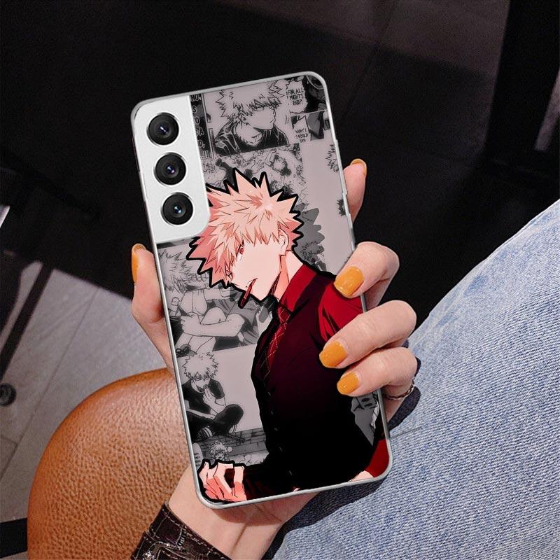 My Hero Deku Phone Case For Samsung Galaxy S24 S25 Edge S26 Ultra S23 S22 S21 Plus S20 FE + Personalized Print Cover Galaxy S24