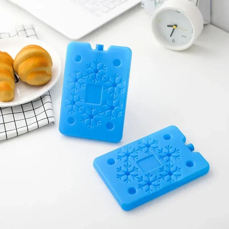 5/4/3/2/1pcs Portable Ice Pack Reusable Freezer  Cooling Pack Long-lasting Water Fill Box FOR Fresh Food Storage Refrigeration