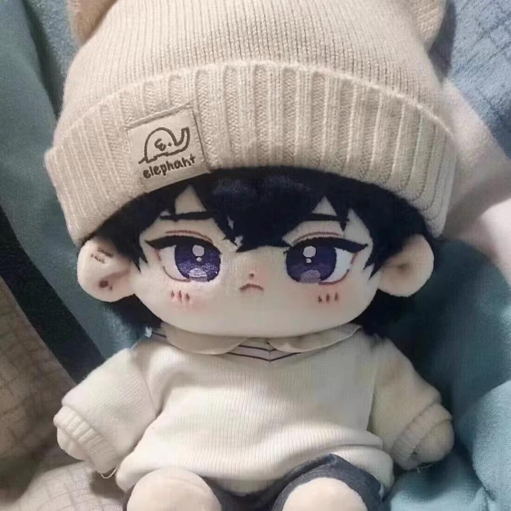 Unfinished Incident: Lu Cotton Doll 20cm Male Child with Bones Naked Child Doll Clothes Male Birthday Gift