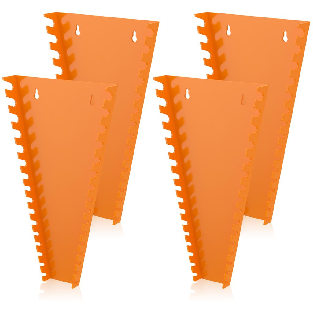 Wrench Storage Rack Wrench Sorter Bracket Tool Storage Box Organizer Wall Mounted Storage 5mm-27mm Metric and Imperial Wrenches