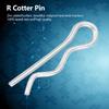Κλιπ συγκράτησης πείρου R Cotter Pin Κλιπ στερέωσης Φωτεινό ψευδάργυρο (1,6*28mm 30 τεμ )