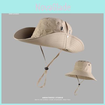 Fisherman Hat Summer Sun Protection Wide Brim Adjustable For Men Women