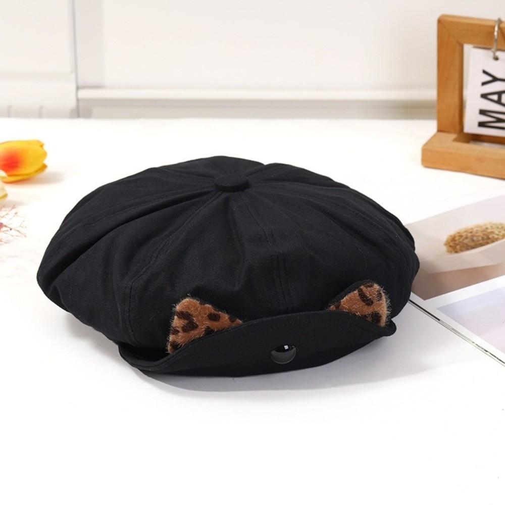 

Versatile Painter Hat Casual Flipped Brim Beanie High Quality Beret Hat Women