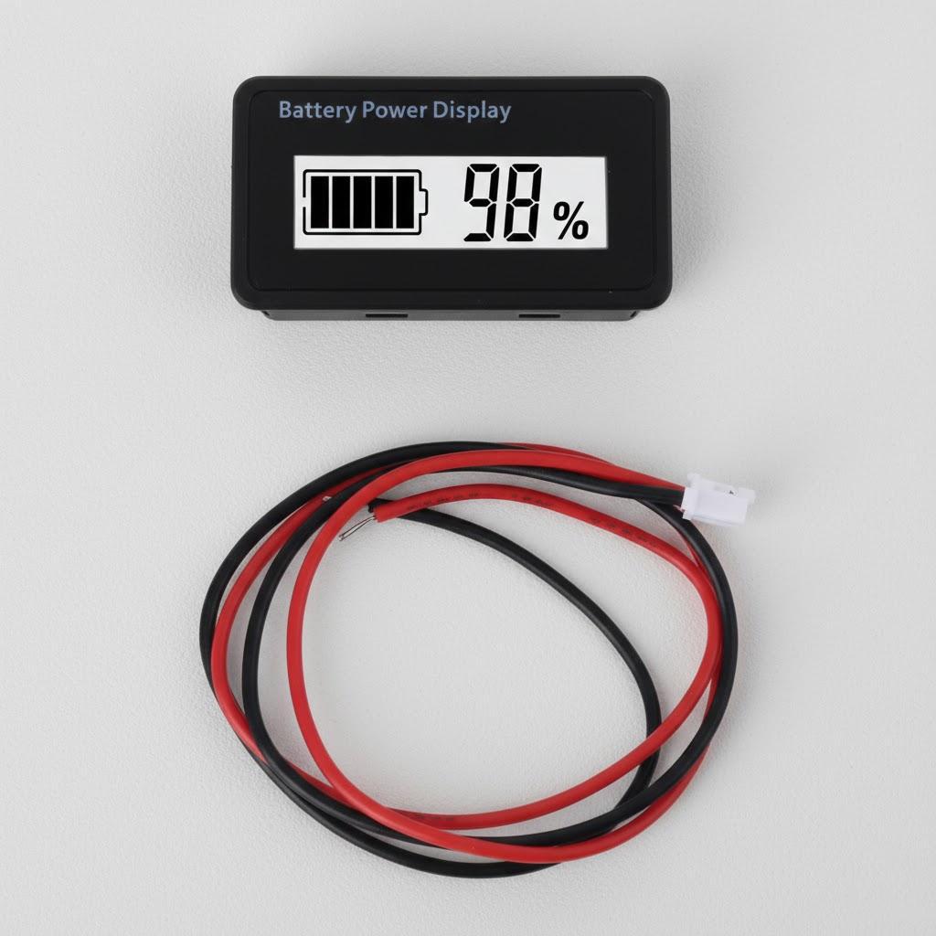 

Universal LCD Battery Capacity Monitor 12V 24V 48V Digital Voltmeter for Car Motorcycle Lithium Lead Acid Battery Tester