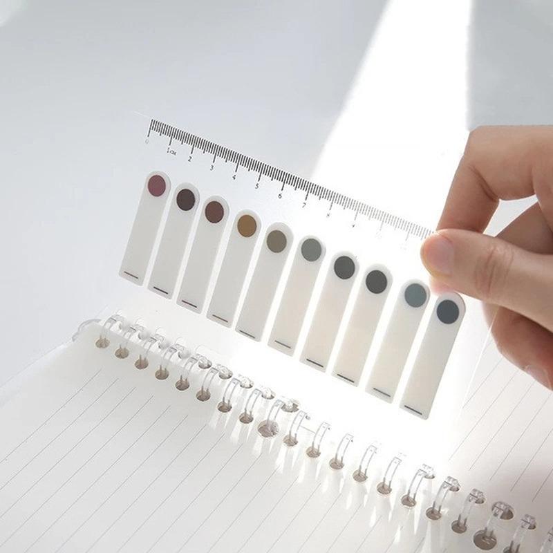 200 Sheets/Pcs PET Flags Tabs Page Markers Paper Index Bookmark Sticky Notes Office Supplies Stationery