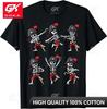 Dancing Skeletons Dance Challenge Girl Boys Kids Halloween TShirt Gifts Fashion Skull Print Graphic Tee Top Video Gamer Costume