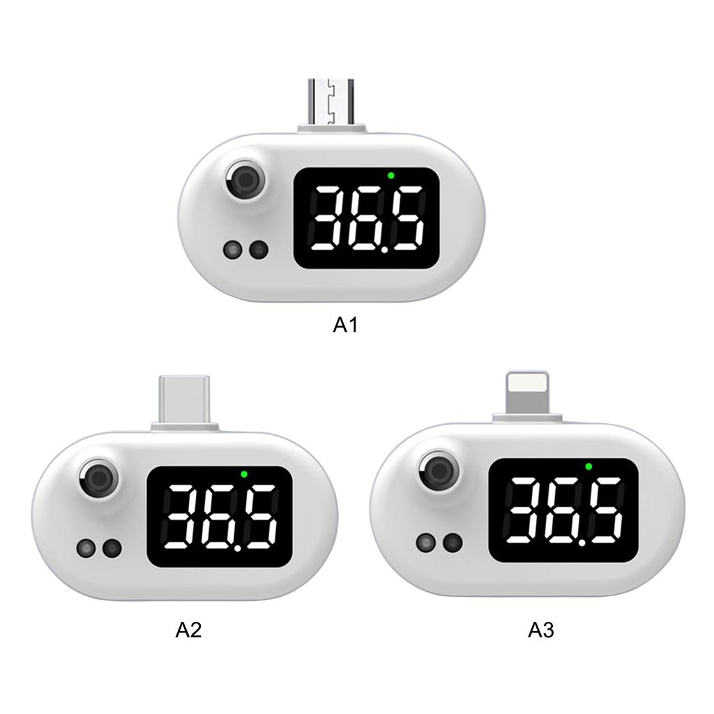 Phone Thermometer Accurate Measurement Portable USB Smart Thermometer Sensor for Phone Thermometer Portable Mobile Thermometer