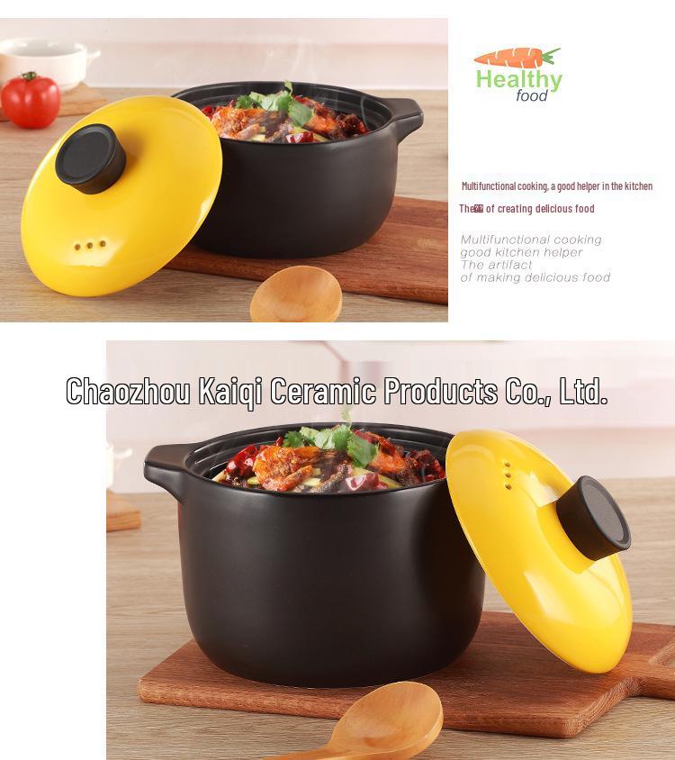 Hochtemperaturbeständiger Keramik-Gas-Schmortopf