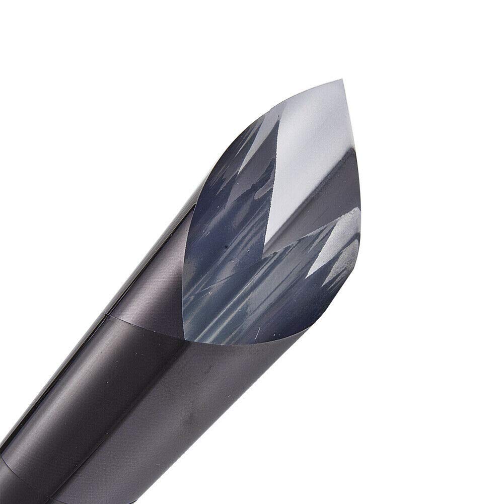 Car Tint Film Top Front Windshield Foil Gradient 20X150cm(Black)