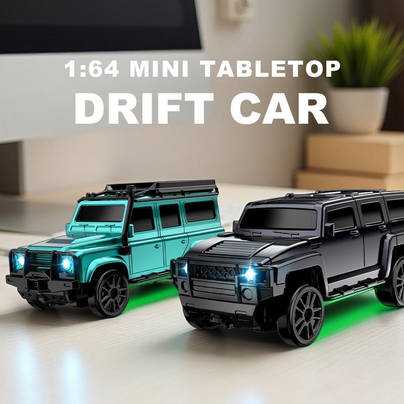 Bestseller 1/64 Scale Drift RC Car 2.4GHz Desktop Mini Racing Model  4WD Remote Control Vehicle Toy For Adults & Kids Ideal Gi