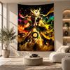 Arazzo Decorativo, Arte da Parete Stampato Naruto Uzumaki, Leggero da Appendere a Parete per Sfondo della Camera da Letto