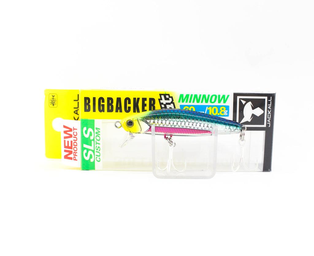 Jackall Big Backer Fit Minnow 60 Potápivá nástraha 10,8 gramů Harapin (2134)