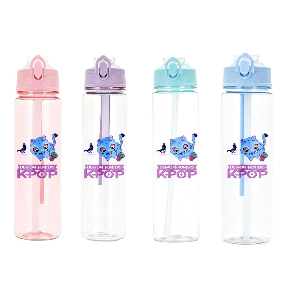 Anime Kpop Demon Hunters Character Water Cup Big Capacity Outdoor Portable Drinking Bottle Present designed for Boys plus Girls