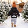 Kids Toddler Long Sleeve Hooded Down Jacket Trendy Comfortable Winter Coat for Boys and Girls
