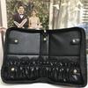 Zipper Large Capacity Folding Cosmetic Brush Storage Bag