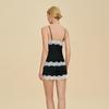Suspender Shorts Set Women's Lace French Light Luxury Women's Loungewear Summer Slim Two-piece Pajamas Women's
