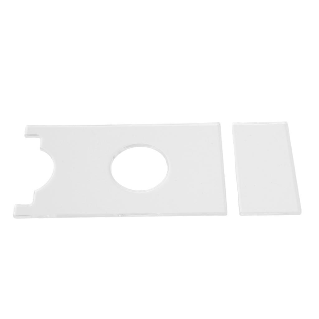2 Pack Couch Wall Spacer Clear Acrylic Sofa Stopper Furniture Wall Protector to Prevent Fire Safety From Wall Outlet