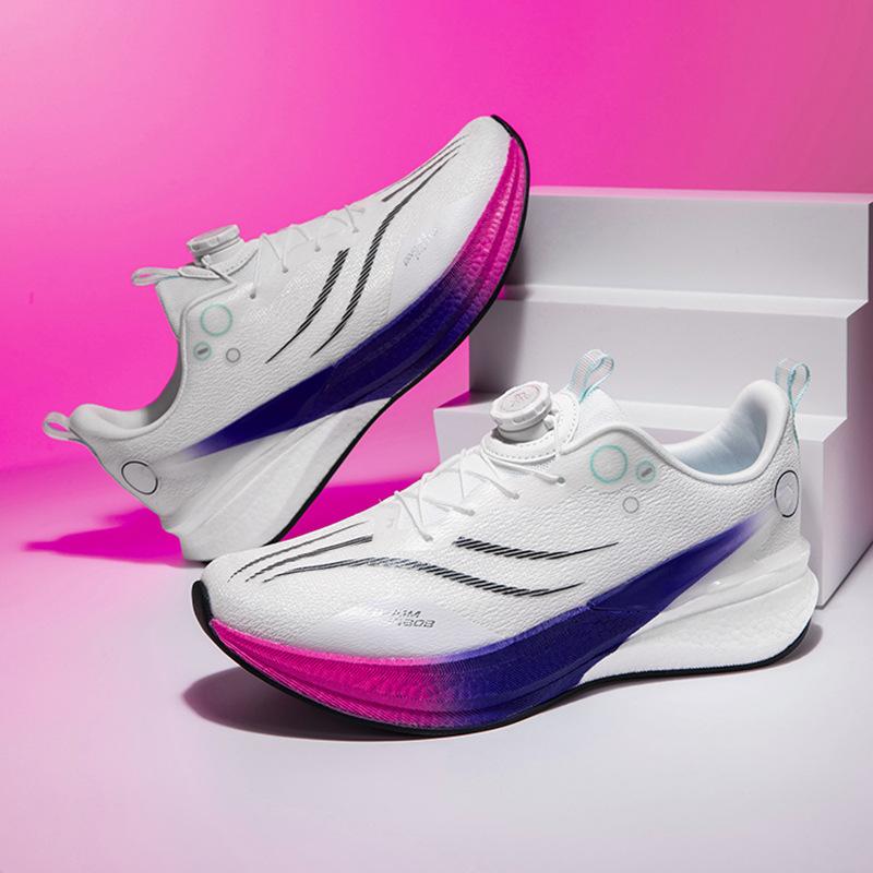 2025 New Leisure Sports Running Shoes Carbon Board Children Teenagers Students Rotating Buckle Boys Girls Breathable Men