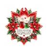 Christmas Hanging Ornaments Heartfelt Holiday Keepsake Ornament, Acrylic Decoration for Loved Office Party Decor Ones, Tree Pendant Home Party,