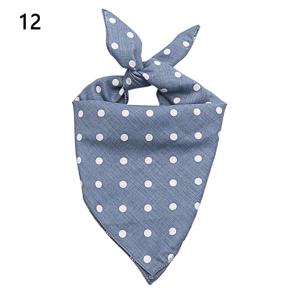 Puppies Pet Supplies Bib Plaid Dots Neckerchief Dog Scarf Pet Collars Pet Bandanas Cat Neck Scarf