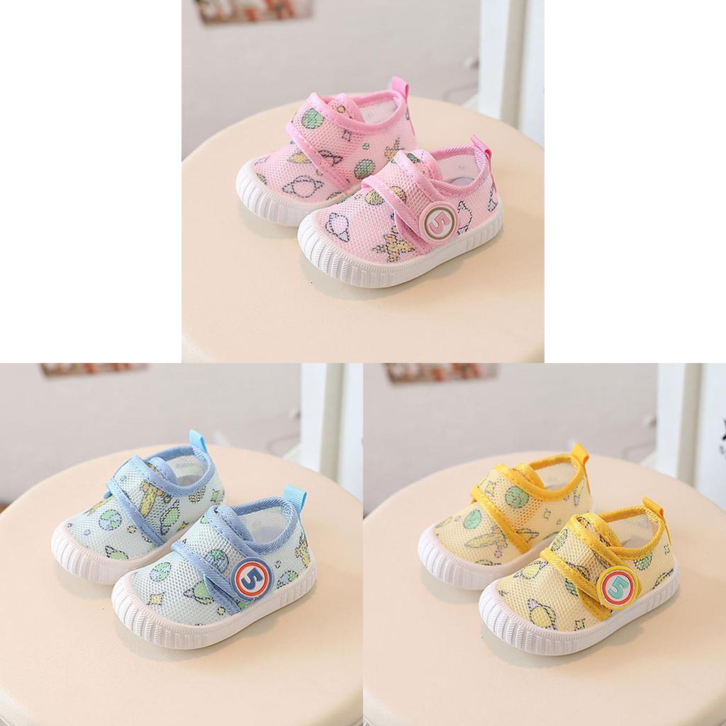 Baby Toddler Mesh Prewalk Shoes For Boys Girls With Velcro Strap For Summer Play
